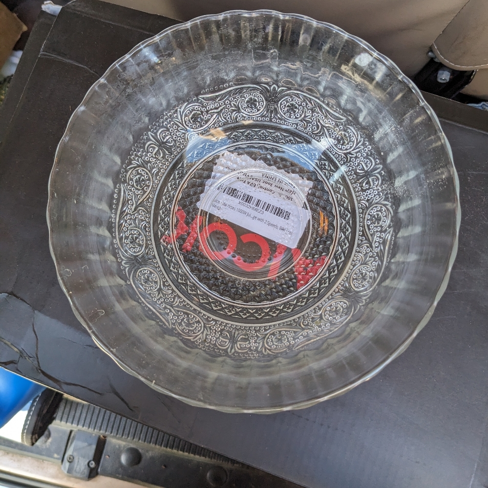 antique glass bowl